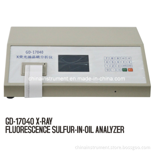 Gd-17040 Sulfur Content X-ray Analysis Xrf Analyzer